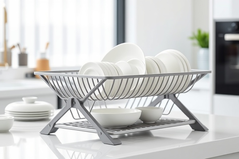 Foldable Dish Drying Rack
